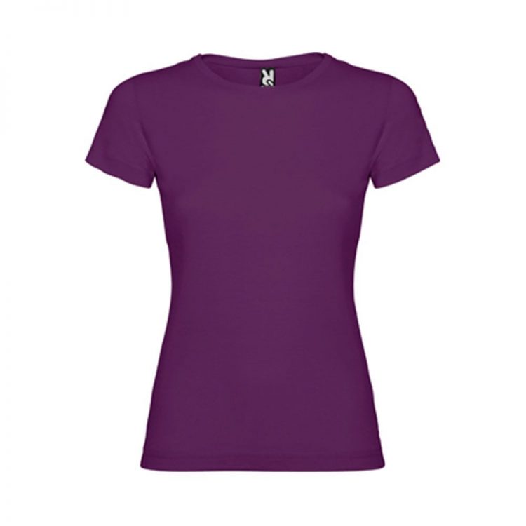 Camiseta manga corta de mujer purpura, jamaica