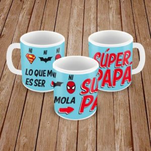 Taza original, lo que mola es ser Súper Papá