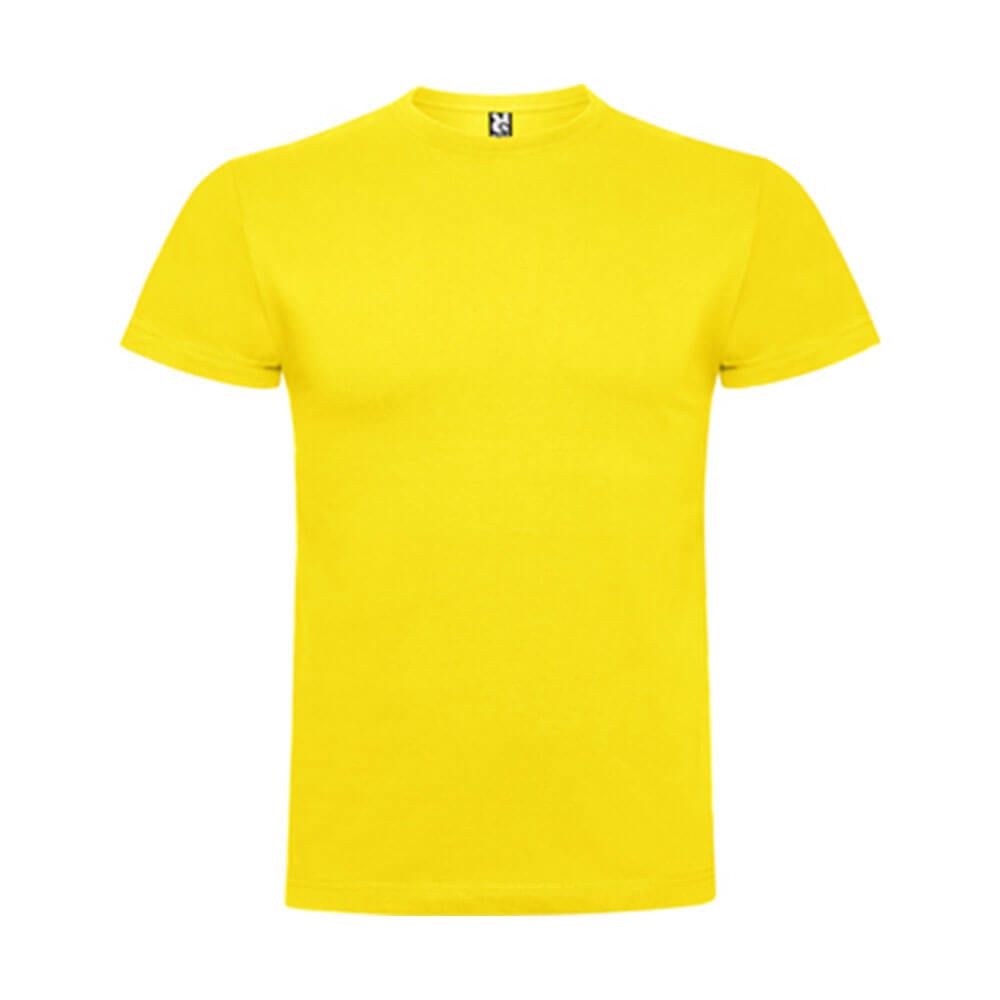 Camiseta de manga corta hombre amarillo, braco